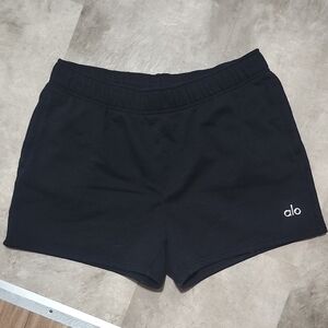ALO Yoga Women's Athletic Black Shorts